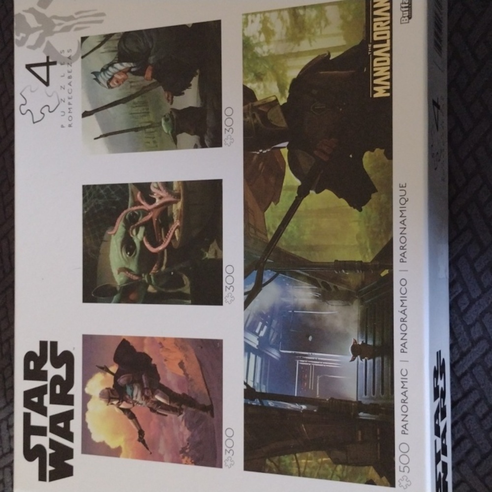 Mandalorian — Collector's Edition 4-in-1 Jigsaw Puzzle Multipack